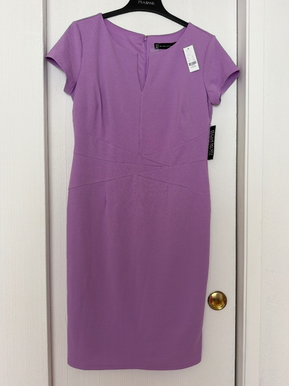 💜 New York & Company Purple Sheath Dress – Size M – NWT